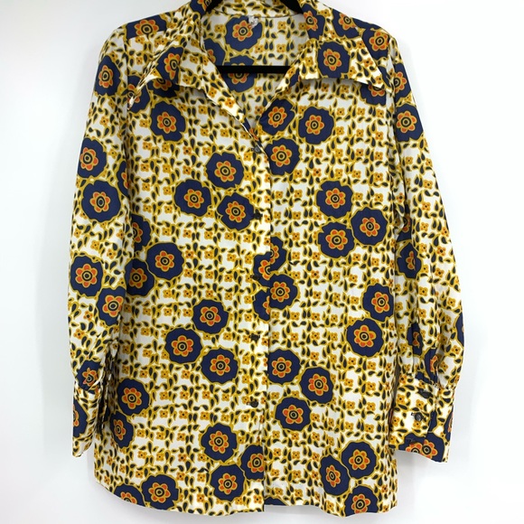 Vintage Tops - Vintage Womens large Blouse Top Retro MCM 70’s